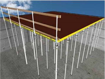 sistema concreto de aluminio del encofrado del marco 6061-T6 para la construcción de viviendas