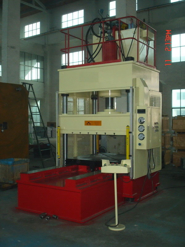 Máquina de acero 160T de la prensa hidráulica del pórtico que trabaja Presssure que lleva la prensa