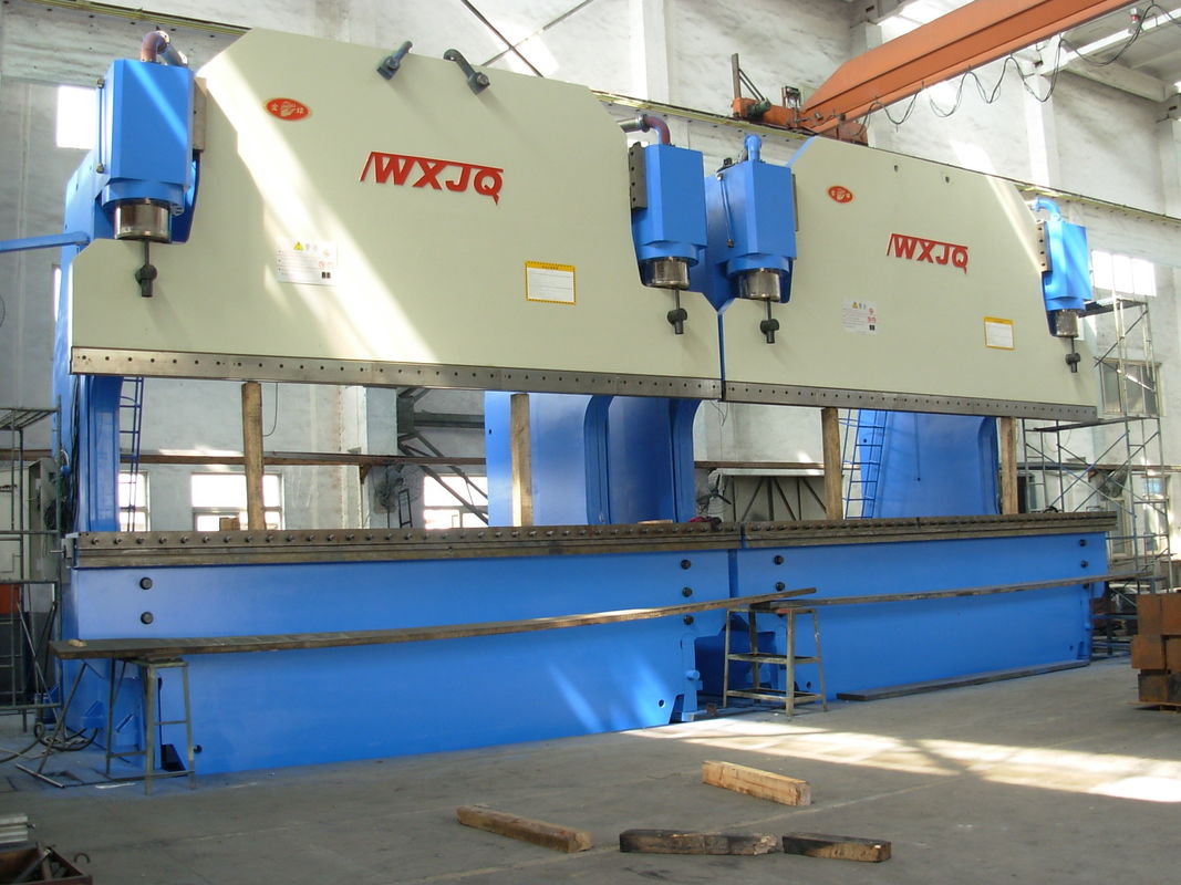 3000 toneladas grados de plegado en tándem hidráulicos de ángulo del máximo del freno de la prensa del CNC 30 - 180
