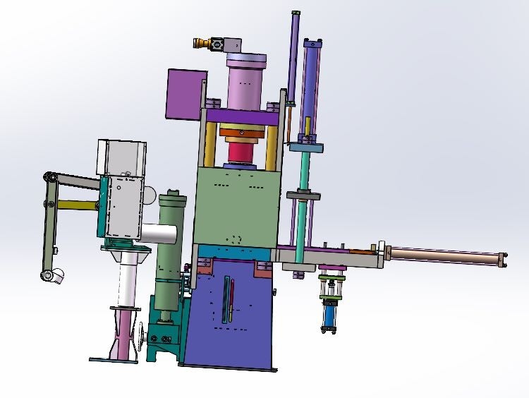 rotores sumergibles del motor de la prensa de la máquina de fundición a presión del aluminio 125T con el dado de 4 cavidades