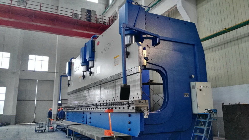 1600 toneladas de CNC hidráulico Tandem Prensa de freno Max. espesor de flexión 20 mm de acero suave