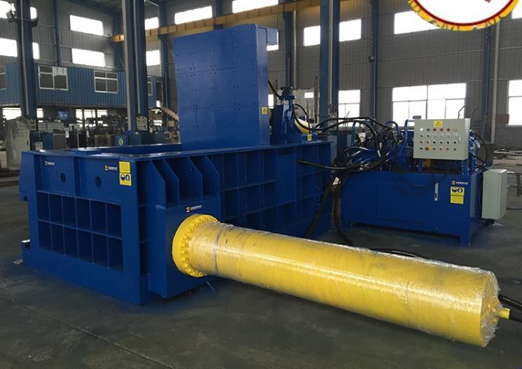 Prensa hidráulica de la capacidad de la máquina 120T de la prensa hidráulica de la chatarra tamaño de 450 x de 450m m