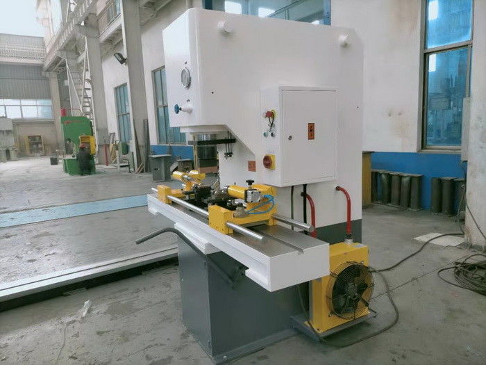 El motor del eje de la bola de tornillo de la prensa de enderezamiento hidráulica 63T con el material de ferrocarril