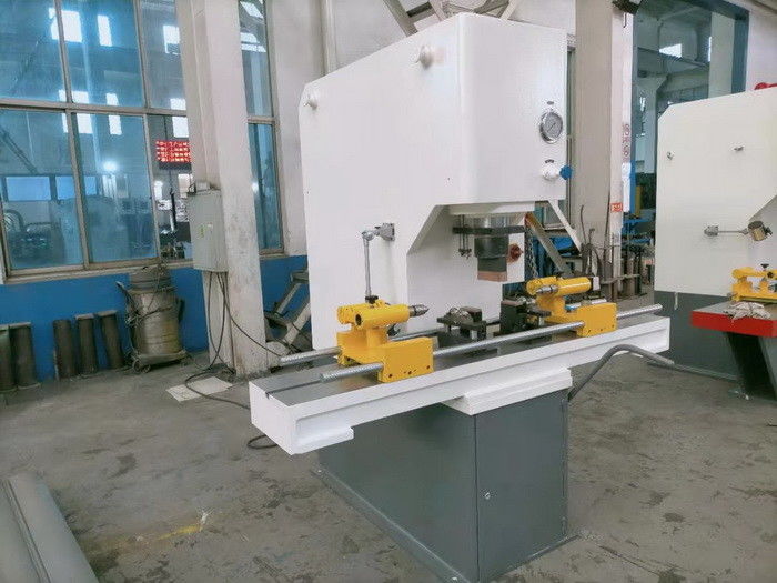 El motor del eje de la bola de tornillo de la prensa de enderezamiento hidráulica 63T con el material de ferrocarril