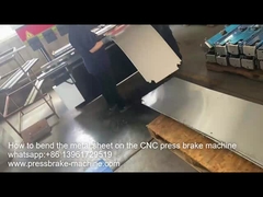 Cómo doblar la hoja de metal en la máquina de frenado de prensa CNC